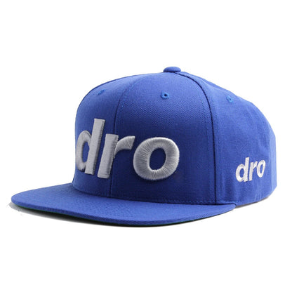 DRO Royal Snapback White Logo