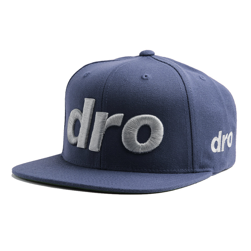 DRO Dark Navy Snapback - White Logo