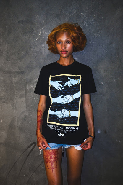 DRO United by the Handshake Tee - Black