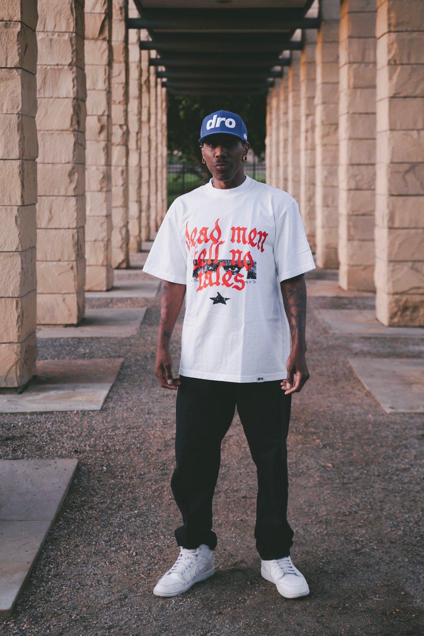 DRO Royal Snapback White Logo