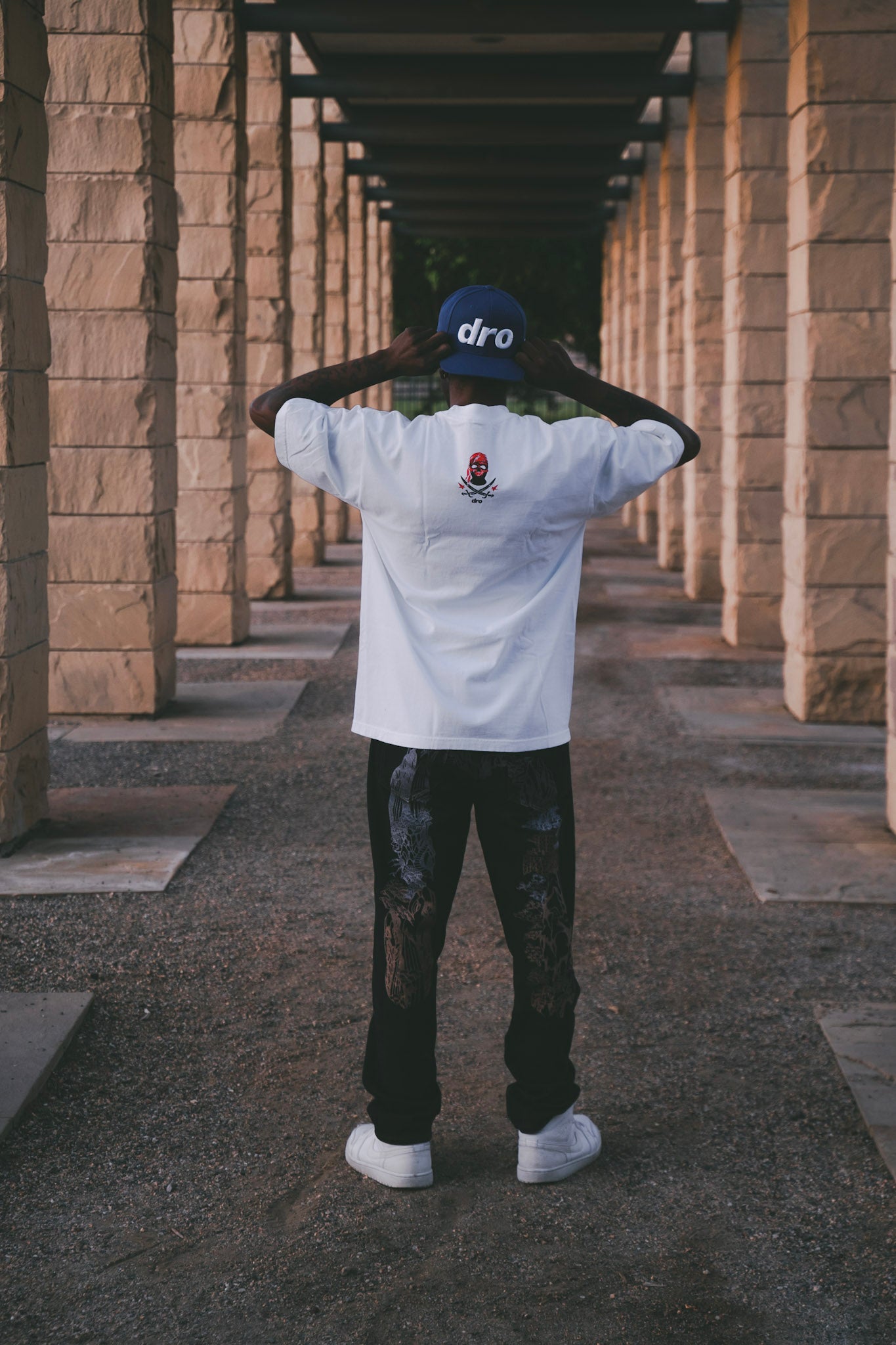 DRO Royal Snapback White Logo