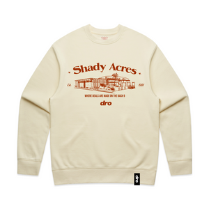 DRO Shady Acres Crew Neck Sweatshirt - Butter
