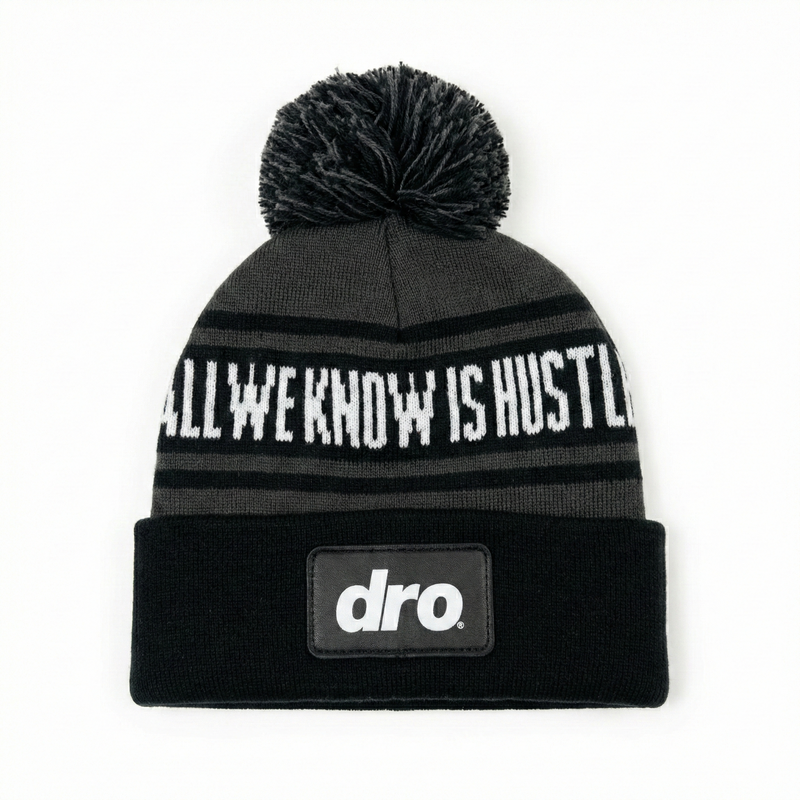 Hustle Pom Pom Beanie