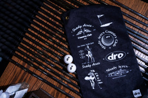 DRO Golf Towel - Black