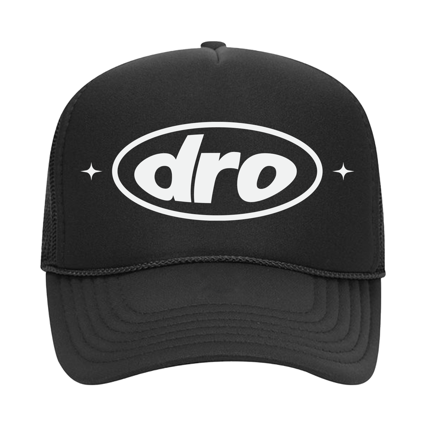 DRO Mid Profile Trucker Hat Black