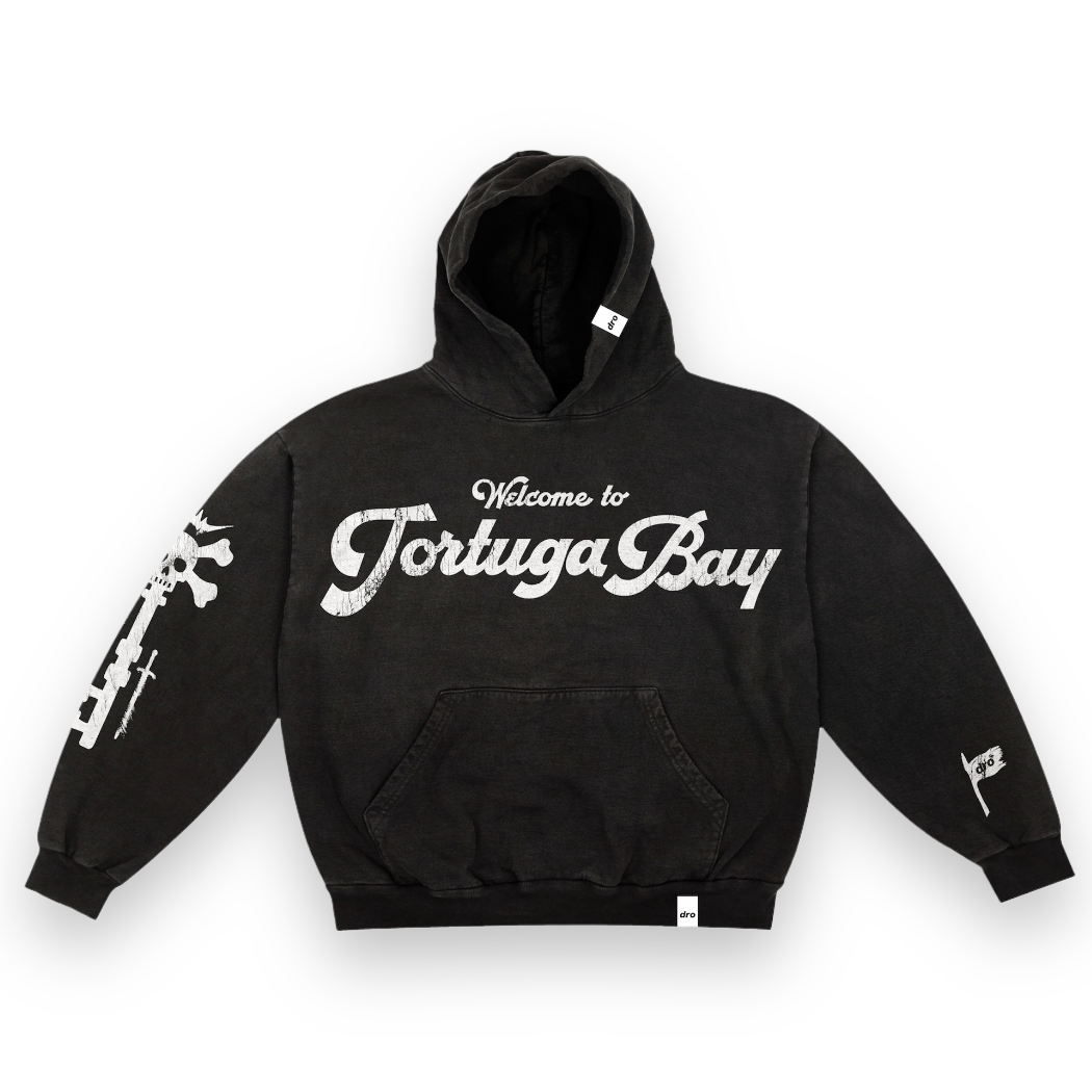 DRO Tortuga Bay Pullover Hoodie - Faded Black