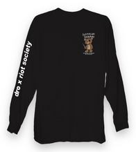 Dro X Riot Society - Snitches Get Stitches Long Sleeve - Black