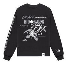 DRO Pushin' Big Flock long sleeve tee - Black