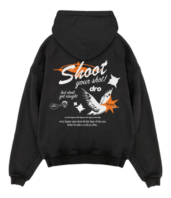 DRO Hunt Club Pullover Hoodie - Black