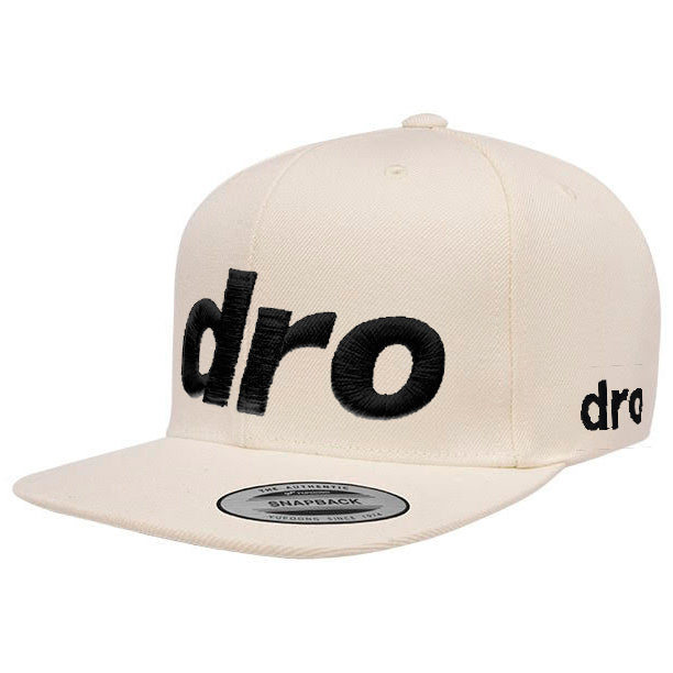 DRO Sand Snapback - Black Logo