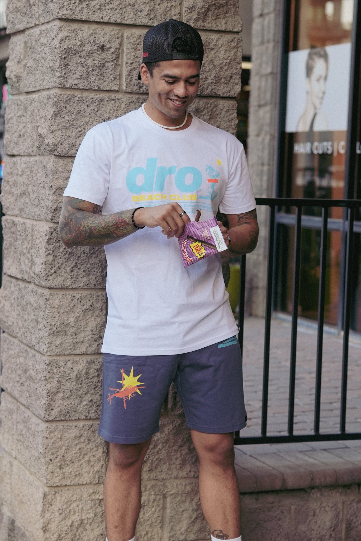 DRO Beach Club Shorts - Petrol Blue