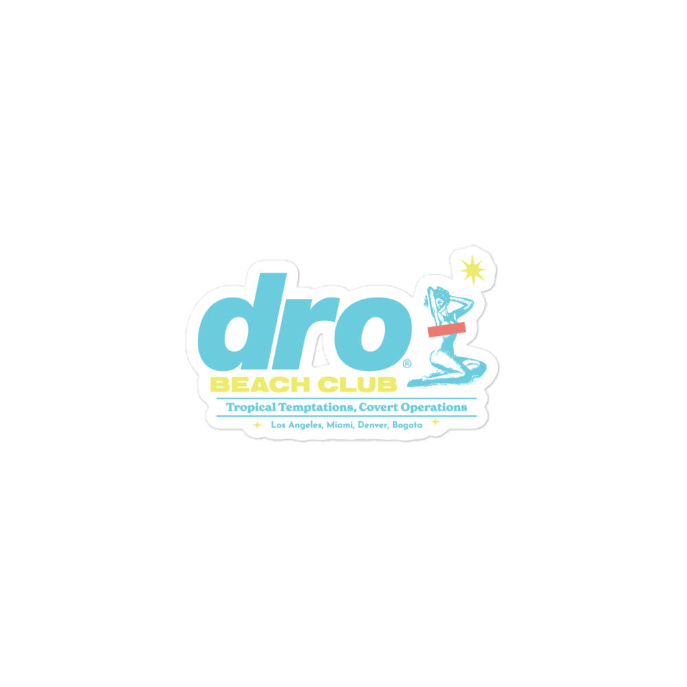 Beach Club Sticker