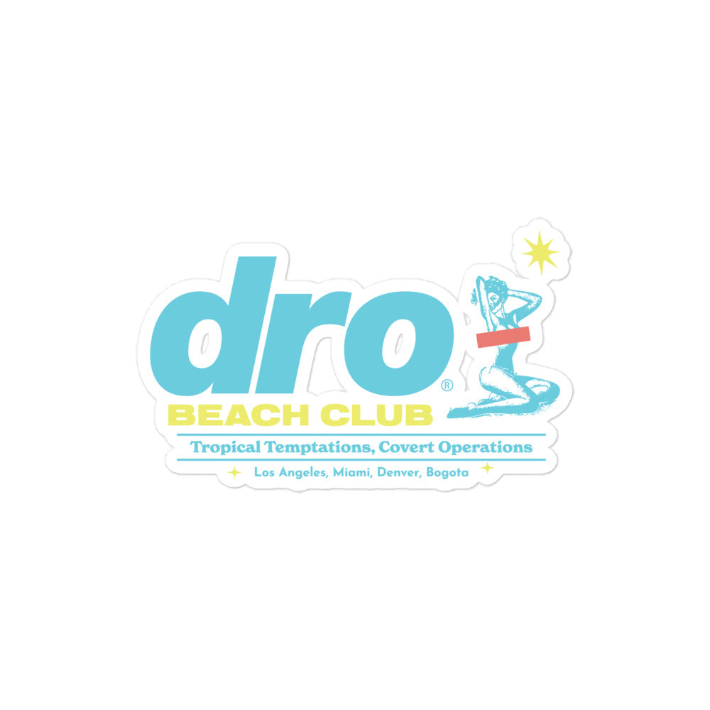 Beach Club Sticker