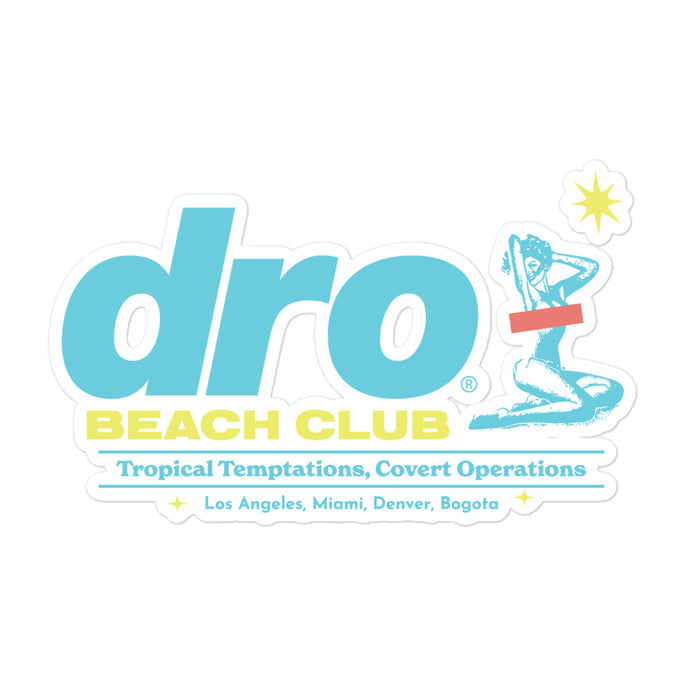 Beach Club Sticker