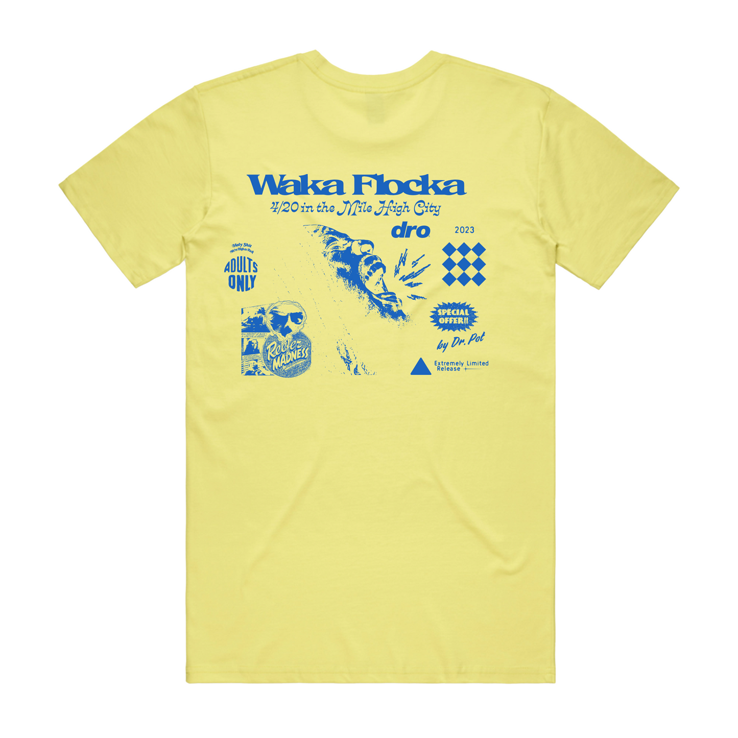 DRO X Waka Flocka 420 Tee - Lemonchello