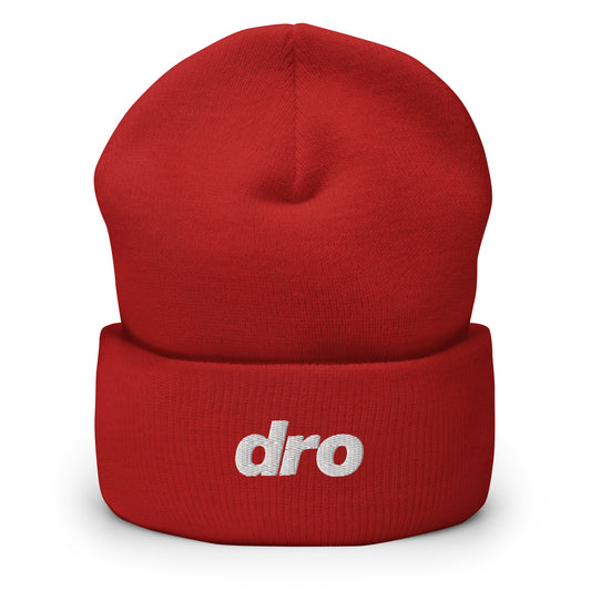 White Logo Cuffed Beanie Multiple Colors Available