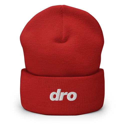 White Logo Cuffed Beanie Multiple Colors Available